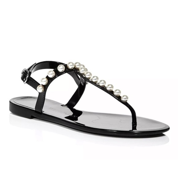Stuart Weitzman
Women's Goldie Embellished Jelly Sandals - Picture 8 of 8